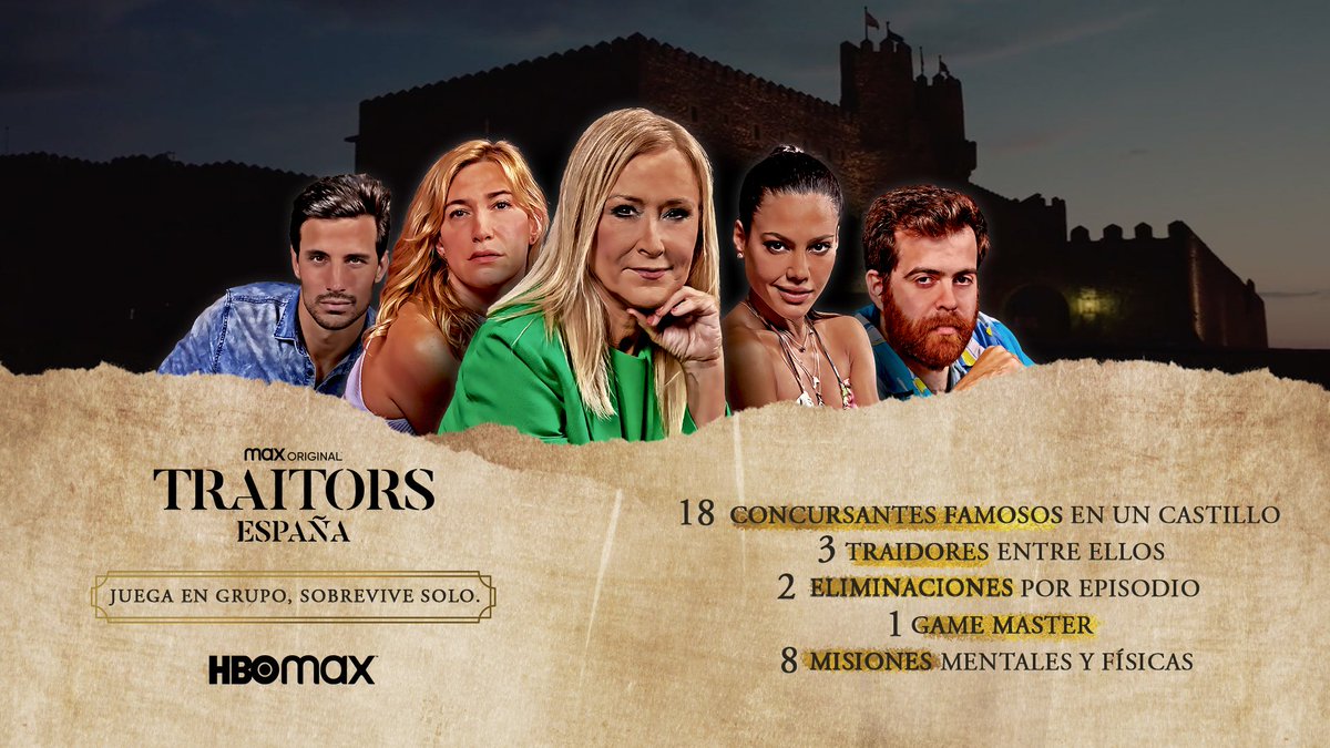 #TraitorsEspaña es un juego psicológico en el que la traición y el engaño son la esencia del programa. 

Todos los episodios ya disponibles en hbomax.com