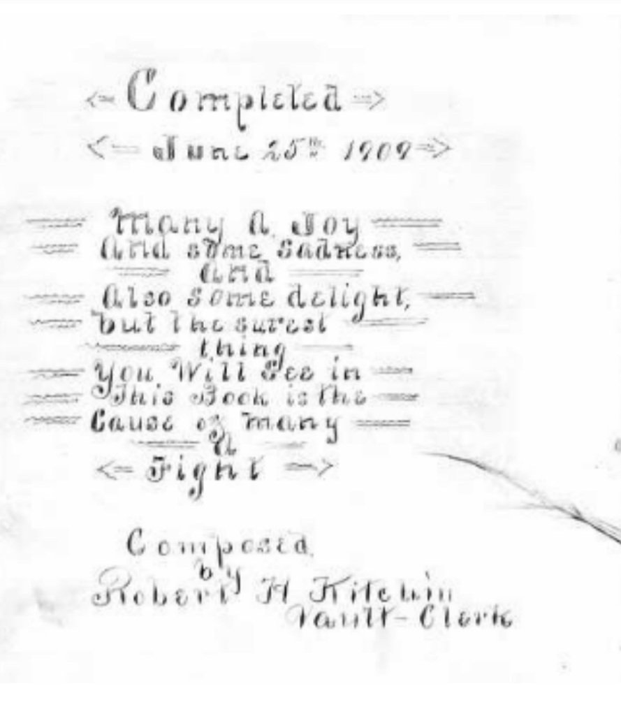 Found at the end of a New Orleans Civil District Court Will Book in 1909! #NewOrleans