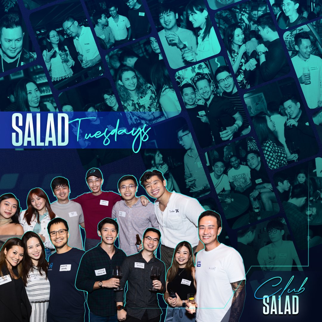 saldtoken's tweet photo. Over 70+ attendees turned up at our Salad Tuesdays 🥗 SG #22 session this week in Singapore! 

We connected with Web3 investors and builders from projects like @superscrypt, @scventuresDNA, @WeWay_io and more! 

⭐️ Spot yourself in our event photos! ➡️ https://t.co/psSXsUjkOB https://t.co/GR6mETW2DR