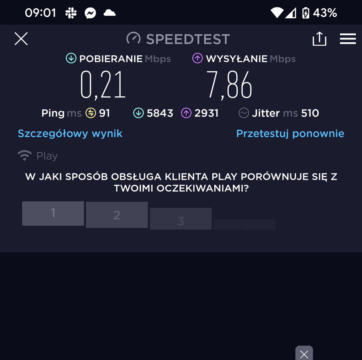 TechMetal96's tweet photo. @marek_2k22 @orange U mnie z kolei takie przeboje z Play. Prawie centrum Krakowa https://t.co/lBQIYOkbrl