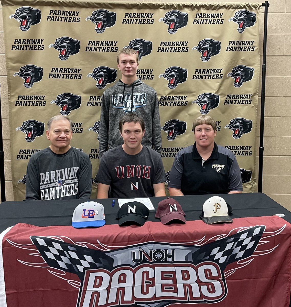 Parkway senior Utility man Bryce Stearns signed his NLI on Thursday to continue his baseball career at UNOH. Congrats Bryce!