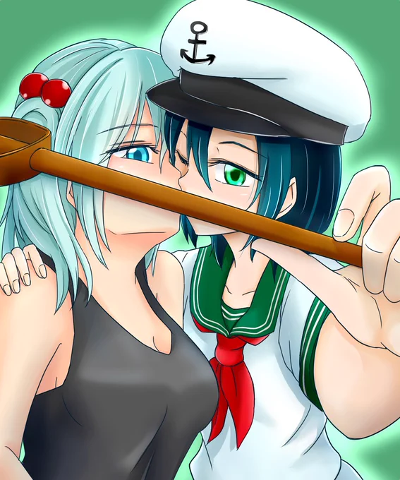 #2月になったのでフォロワーさんに自己紹介しようぜ 東方の二次創作をメインに描いてるオッサンにとりと村紗のカプを推す者です(ください)キャラアレンジにクセがあるアイコンは易者 