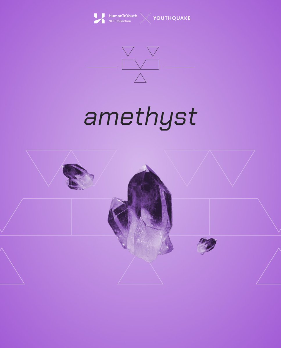 Amethyst is derived from the Greek word “Amethystos”, a term that dates back to Roman and Greek times and recalls the wine purple color of the 2nd Order humantoyouth.io/amethyst/
#CryptoNews #ethereumblockchain