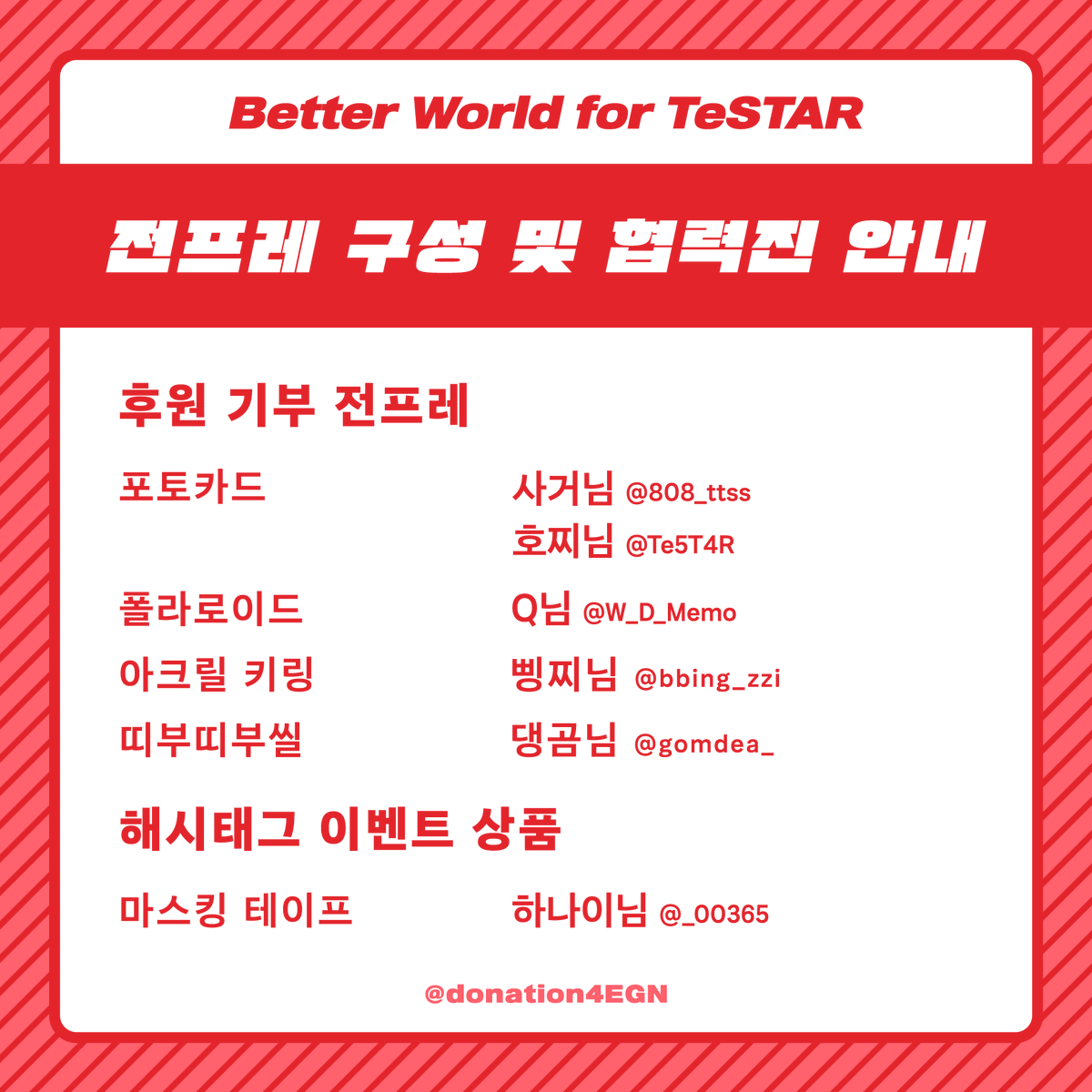 donation4EGN's tweet photo. 🐱안녕하세요, 차유진 생일 기념 기부 프로젝트 총괄진입니다. 전프레 및 이벤트 상품 협력진 안내 드립니다.

익일 전프레 및 이벤트 상품 샘플이 공개될 예정이니 많은 관심 부탁드립니다. https://t.co/2soXPZC9vD