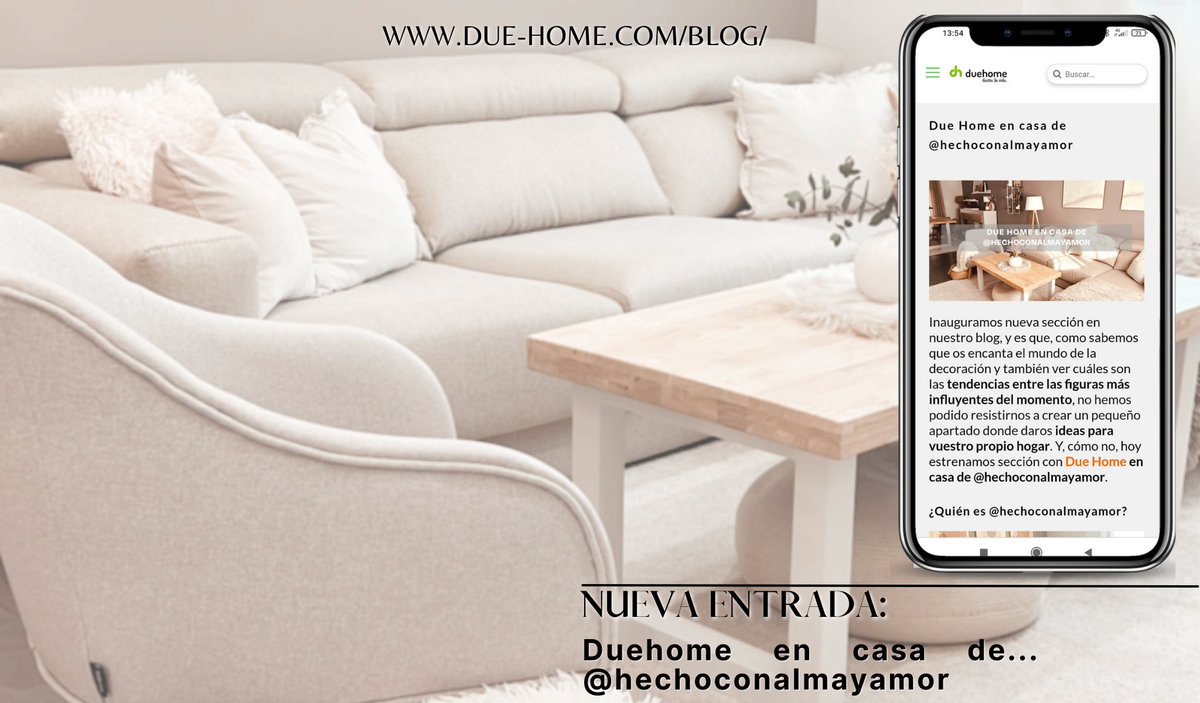 Duehome's tweet photo. ✨Estrenamos sección en duehome✨, cada mes una de nuestras decoradoras nos abrirá la puerta de su casa, para inspirarnos.
Este mes comenzamos con @hechoconalmayamor.
Como dice su nombre, su decoración está realizado con amor.💖
https://t.co/e10YazfCjq https://t.co/JtHLv0JBCH