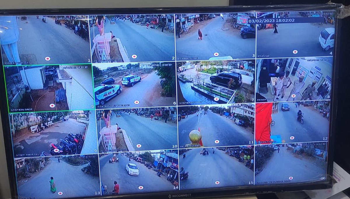 spsircilla's tweet photo. CCTV cameras were inaugrated in mustabad police station limits with the help of local people. Please come forward and install more cctv cameras so as to prevent crime from happening and in detection of crime. #Sircilla https://t.co/SMqHMXh7YB