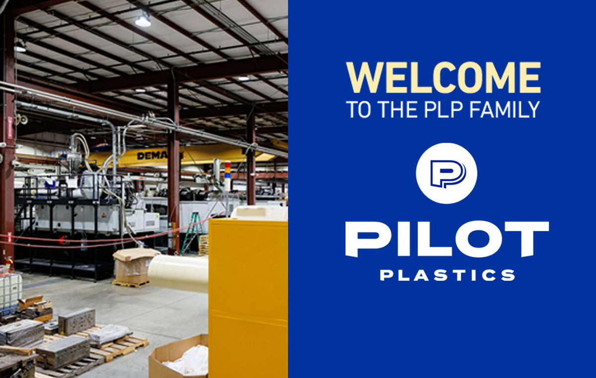 We are excited to welcome Pilot Plastics to the PLP family!

Located in Peninsula, OH, Pilot Plastics is an injection molding manufacturing specialist with over two decades of experience serving various consumer and B2B industries.

Read the press release: ow.ly/6uLM50MI9S6