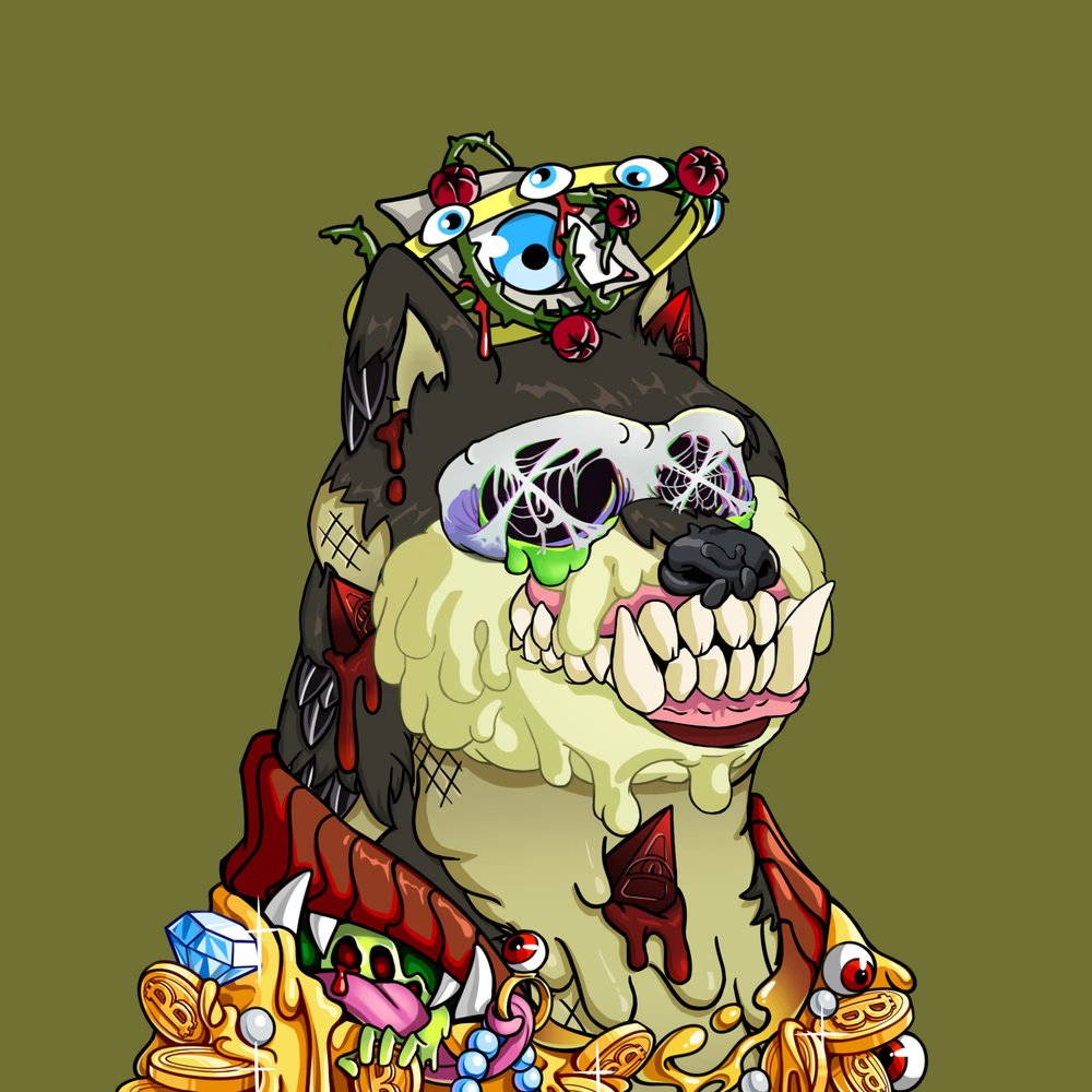 chipm0nkey's tweet image. New @DogeClub_NFT #FullSetFriday as a new #MDOG is created! Bork!