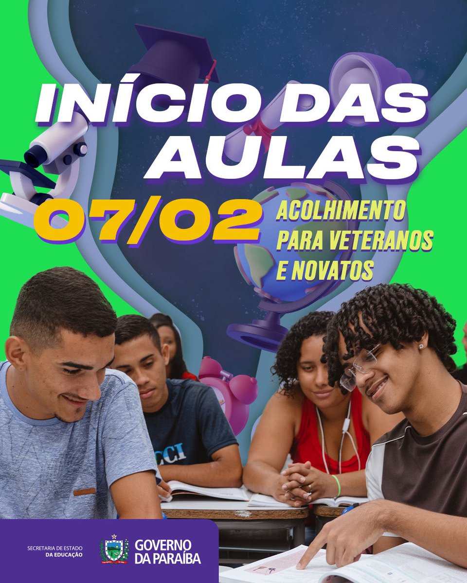 educacaogovpb's tweet photo. ANO LETIVO 2023! Nossas aulas iniciam na próxima terça-feira (07) e preparamos o Acolhimento em todas as escolas da Rede Estadual para receber nossos estudantes com energia e motivação!🤩 https://t.co/wc71BOWMpg