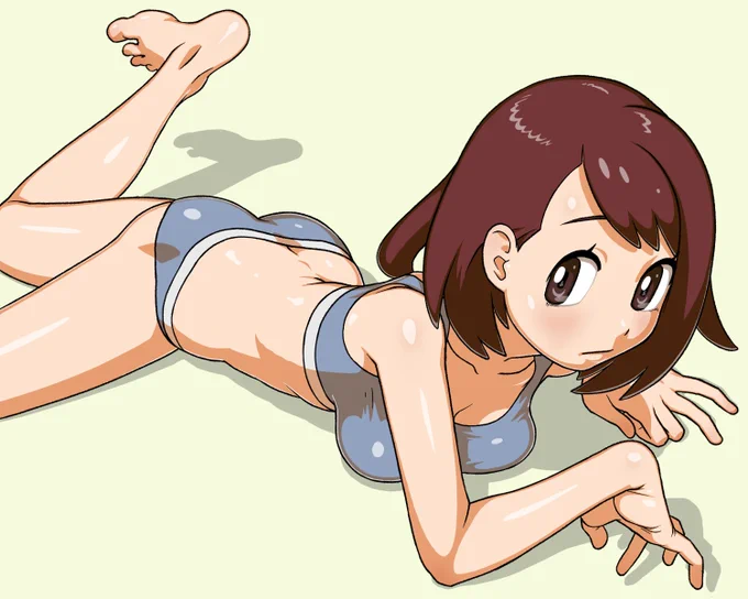 あげ直しです。ユウリちゃんでした。
しつこいようだが水着です。ミヅキじゃないけど。 