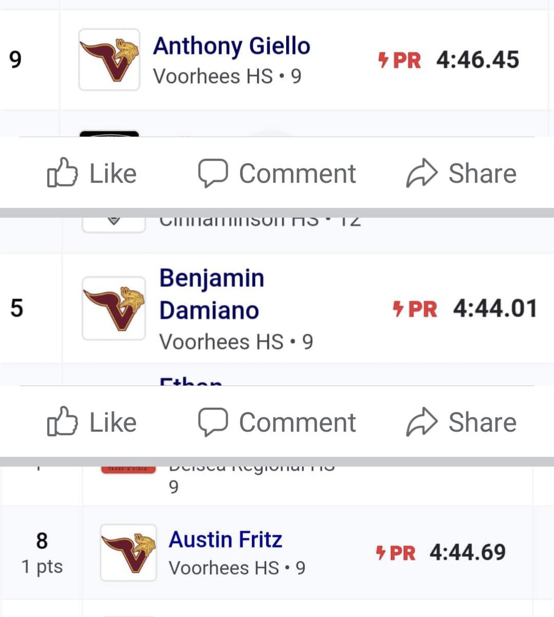 Voorhees XC & TF tweet media