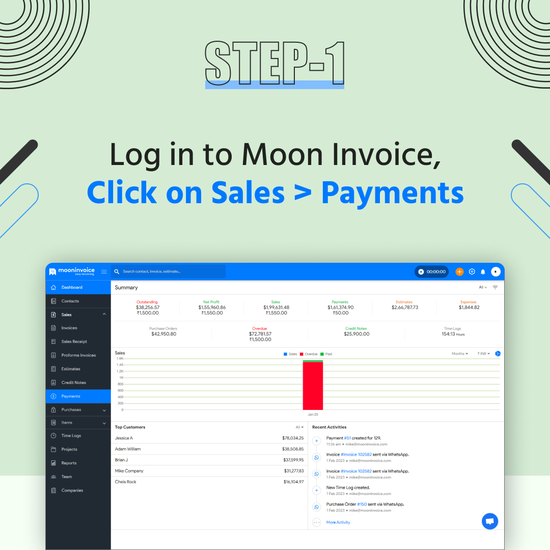 mooninvoice's tweet photo. Got a new payment from the client? You can now update it in Moon Invoice by utilizing the payment module. Check the steps here. Keep getting paid 😊
#Mooninvoice #invoicesoftware #addpayment #paymentprocessingsoftware #paidfaster #smallbusiness #smartinvoicing https://t.co/thpd8Qy42c