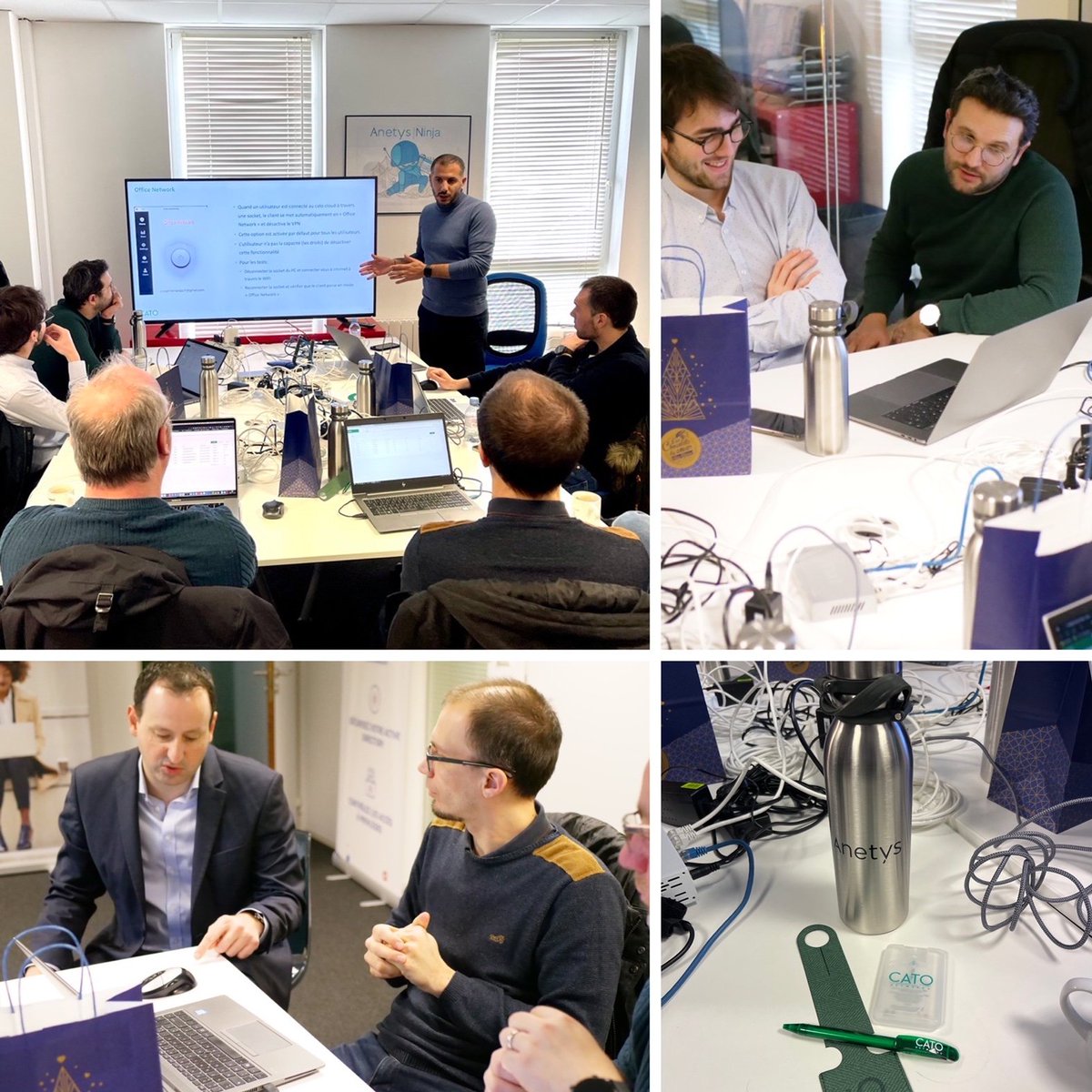 [Événement] En direct de #Strasbourg.

Ce vendredi 3 février, les clients d'<a href="/Anetys_FR/">Anetys_FR</a>  participent à un #TestDrive : Un atelier pratique pour découvrir et mettre en oeuvre la solution #SASE de <a href="/CatoNetworks/">Cato Networks</a> .

Prochaine date 👉  Le 14 février à Paris : lnkd.in/e9a7D-kz