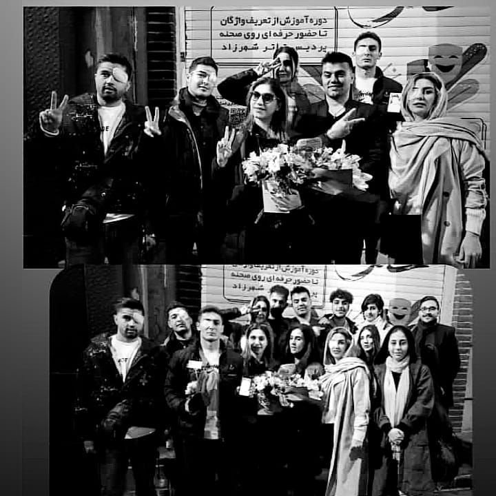 Une photo souvenir
Vous êtes au cœur de la nation iranienne
Pour #WomanLifeFreedom 
pour la patrie
Pour ...
#IRGCterrorists 
#IranRevolution2023 
#زندانیان_گمنام