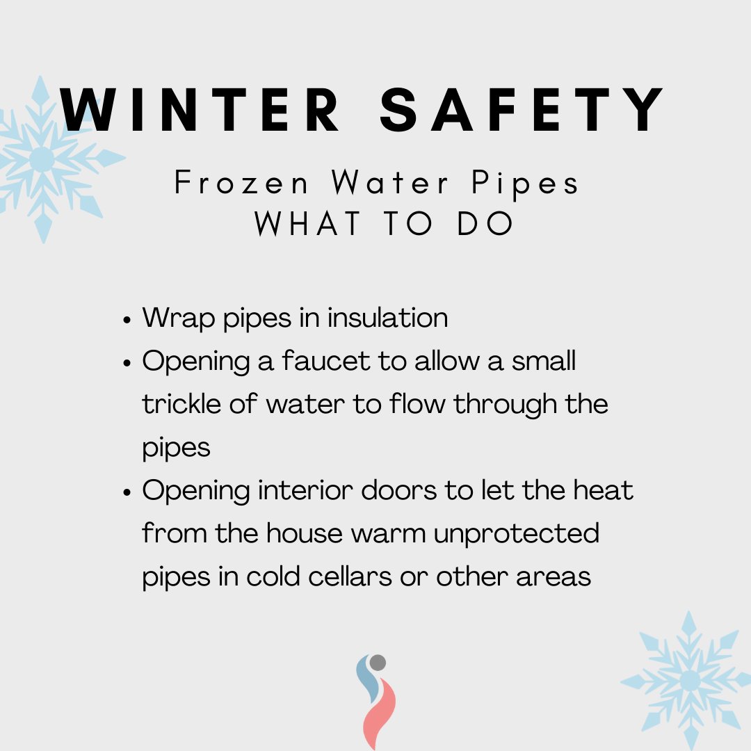 6 more weeks of winter! Make sure you know what to do to prevent the pipes in your house from freezing.

#LifeSafety #Prevention #Safety

#EurotechSafetyInc