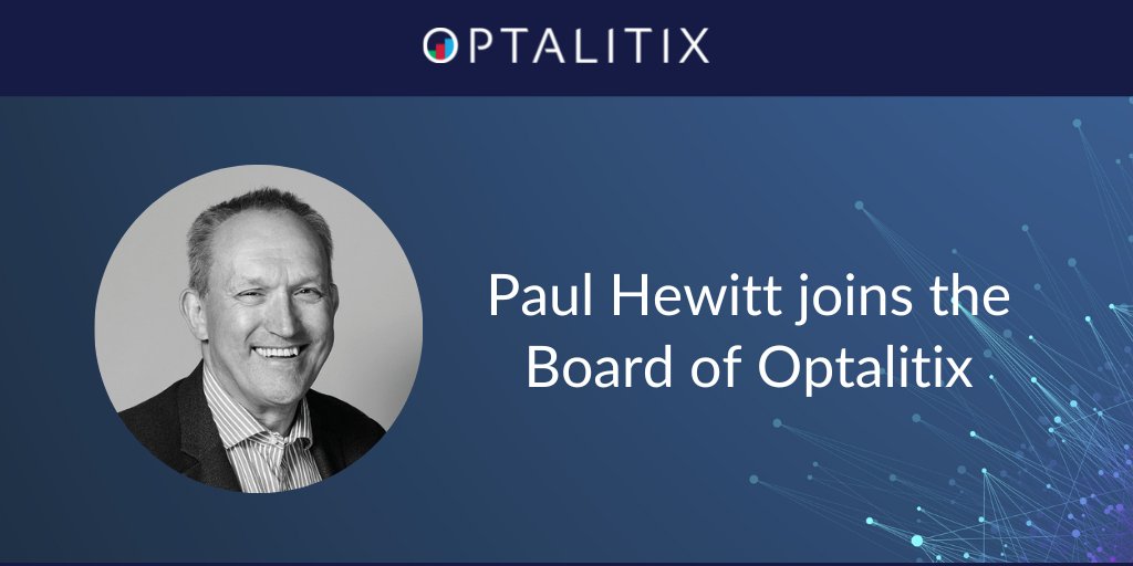 optalitix's tweet image. Paul Hewitt has been appointed to the Board of Optalitix, and will advise on insurance strategy, product development and industry partnerships. 

Paul brings many years of experience in the insurance sector and we are excited to have him come on board.

bit.ly/3X39ATo