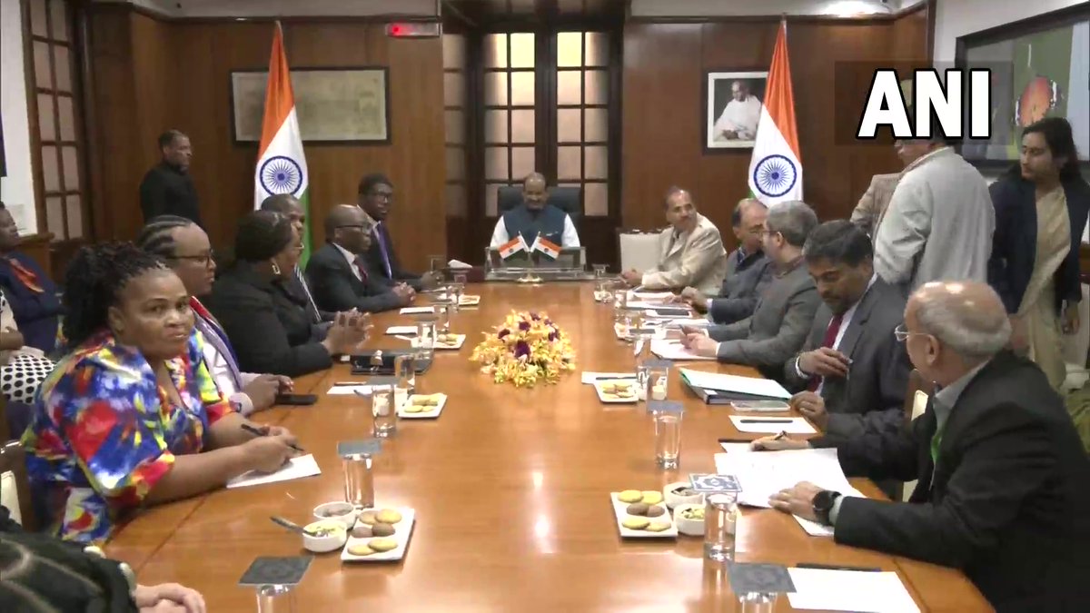 ANI on Twitter "Delhi A Parliamentary delegation led by Mkhuleko