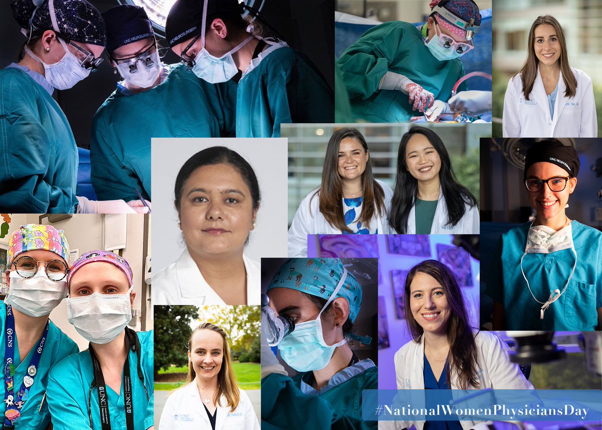 Today is the birthday of Dr. Elizabeth Blackwell, the first woman to receive a medical degree in the US. Today on #NationalWomenPhysiciansDay we celebrate the female physicians in our department & the many accomplishments of female physicians everywhere. #WomenInNeurosurgery