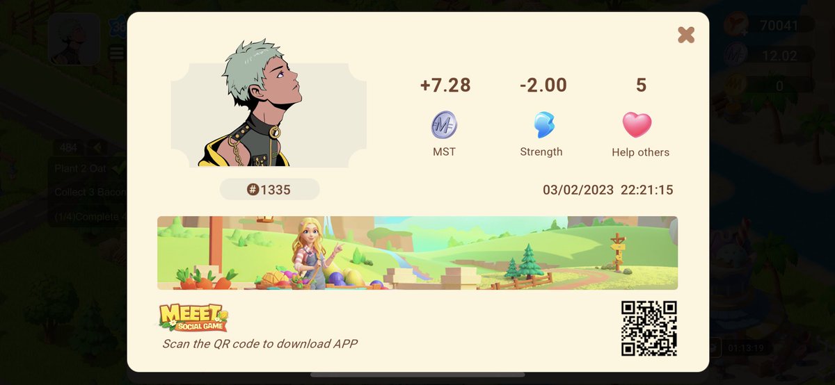 今日もお疲れ様でした！リペアすると赤字なので思ってたより寿命短そうです！

#meeet