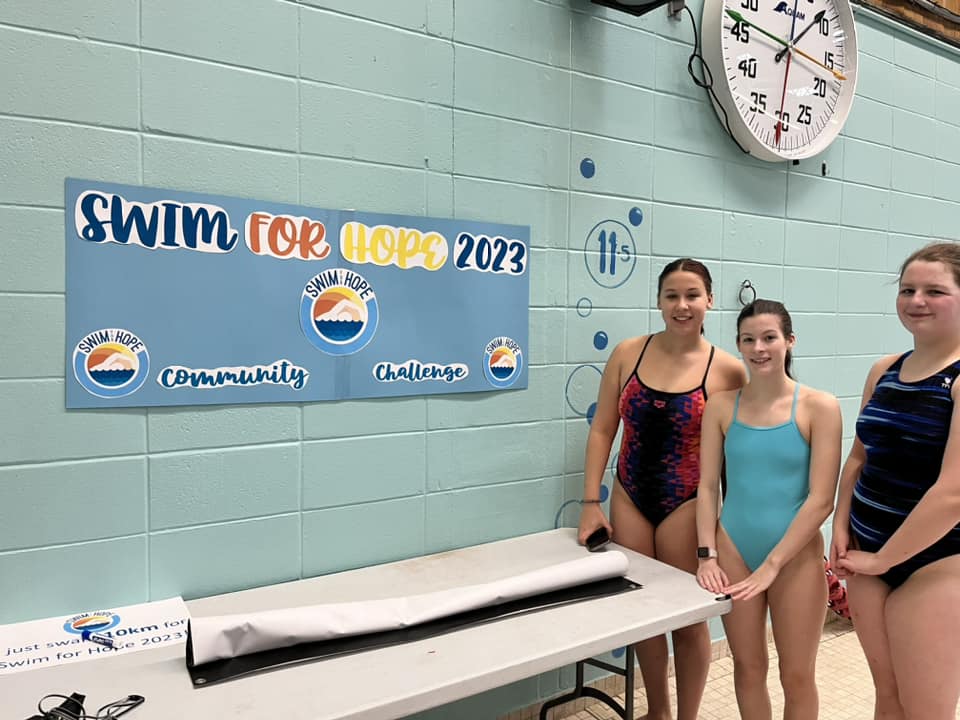 GLSClub's tweet image. It’s Swim for Hope day! Our community challenge swimmers have started our day off! Swimmers are doing up to 10km!
If you’re out and about in the @townofgander pop by the pool to see how they’re doing and make a donation for Cancer Care in our province! @SwimmingNL @Cancercarefdn