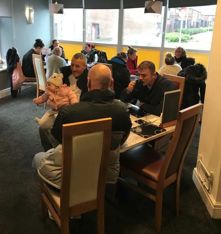 RRR_LUF's tweet photo. Few pictures from this weeks Community Cafe!

Come along and enjoy a free brew on Red Rose and connect with friends - our Community Cafe Group runs every Wedndesday from 10am until 12pm at Micki morgans cafe

#Accrington #Recovery #FreeBrew https://t.co/ShhO9fzkml