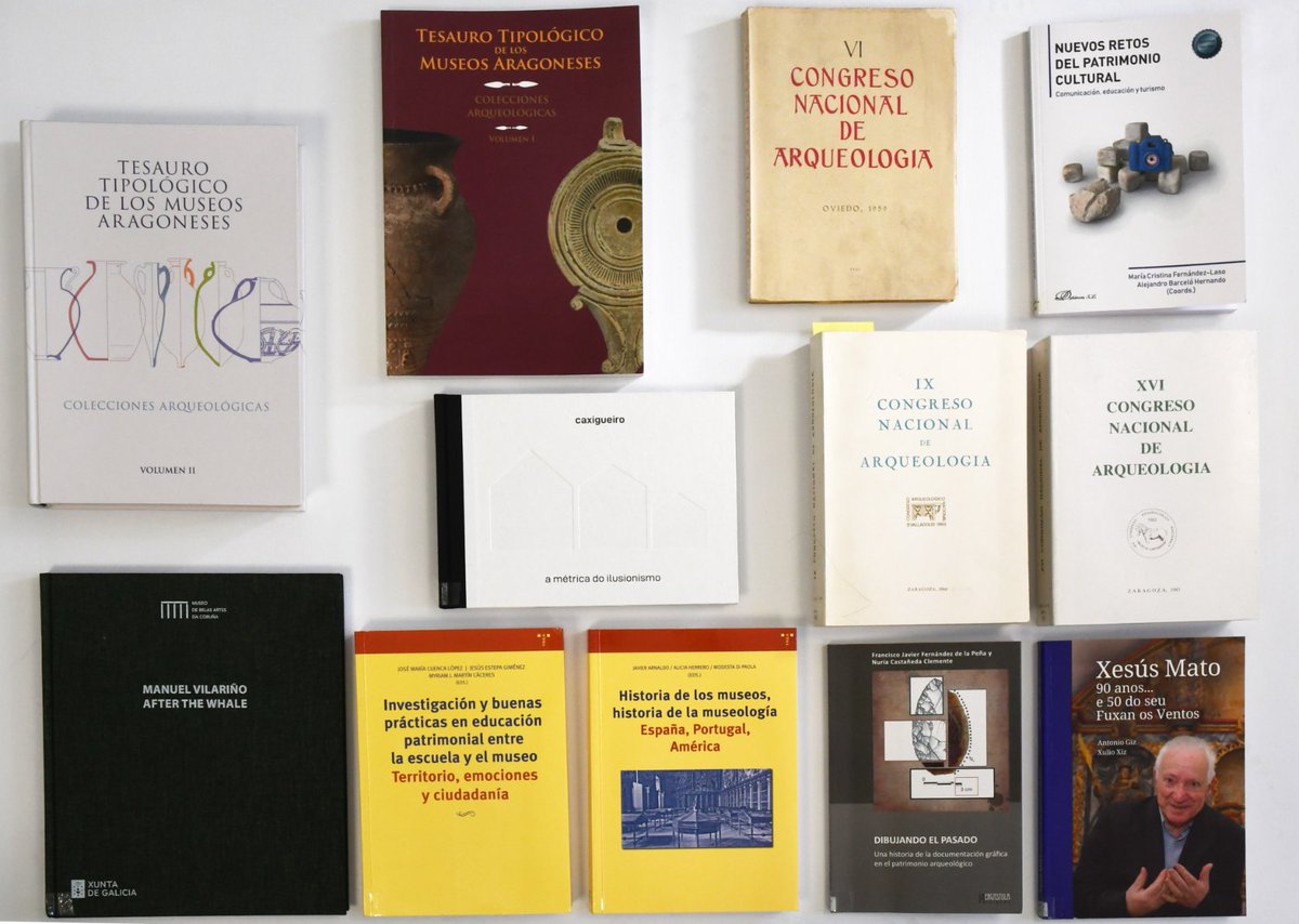 Novos ingresos na biblioteca do #MuseoCastroViladonga
#50AnosCastroViladonga #patrimoniocultural #arqueoloxía 
Consulta en sala todos os días (excepto 24, 25 e 31 decembro, 1 e 6 xaneiro). De 10 a 20 h (marzo-outubro) 10 a 19 h (novembro-febreiro)
catalogo-rbgalicia.xunta.gal/cgi-bin/koha/o…