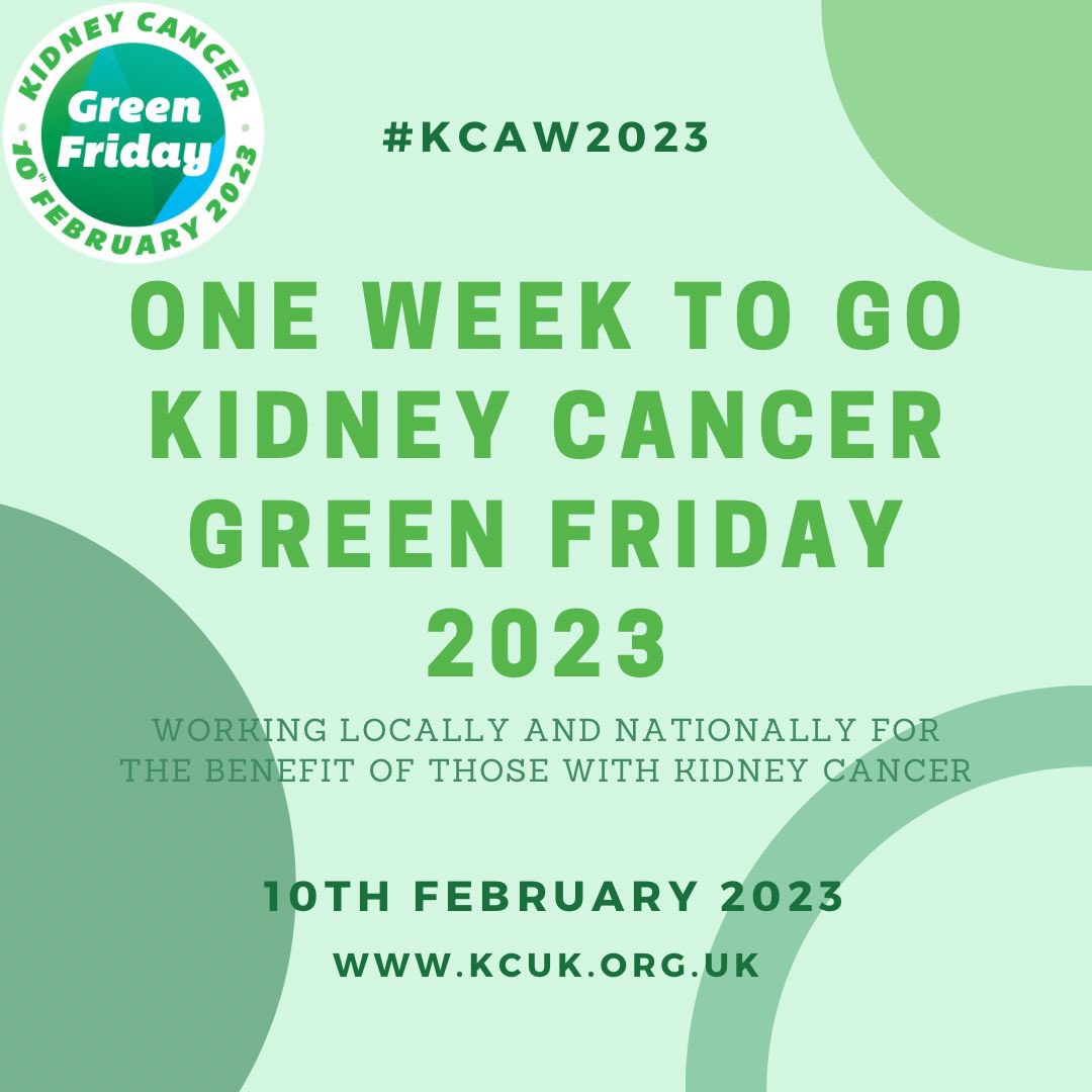 Light up, light up!
We have many national and local landmarks lighting up green to highlight Green Friday and Kidney Cancer Awareness Week 2023, so keep your eyes and cameras ready and share them with us when you see a lit green building. Don't forget to tag us and use #kcaw2023