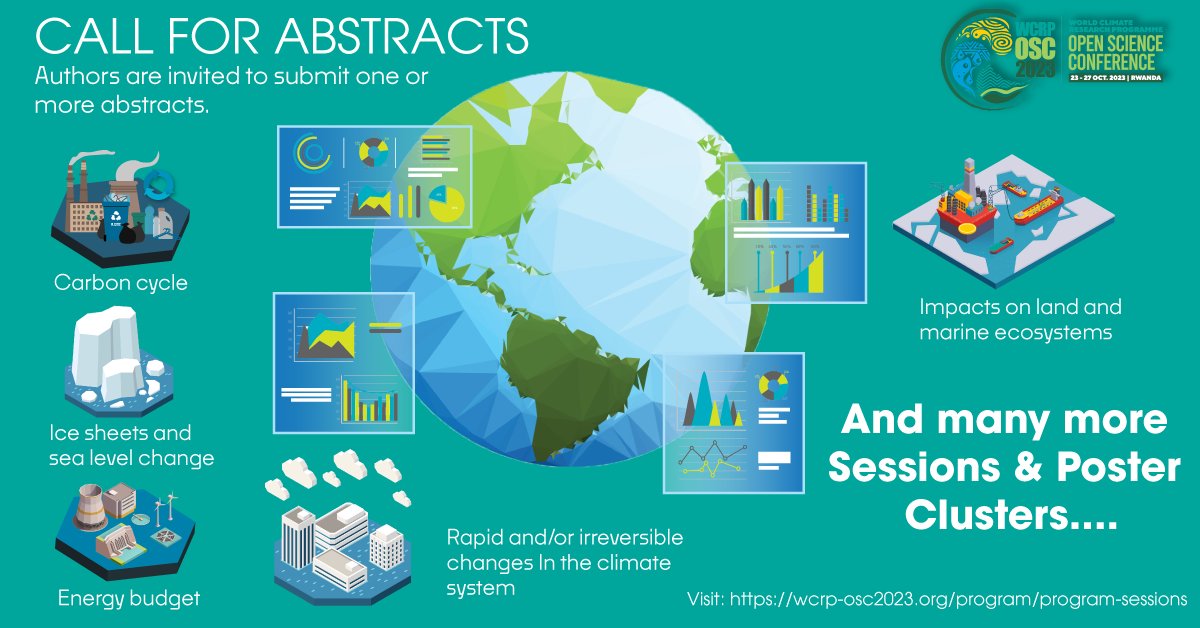 WCRP_climate's tweet photo. 📤 Send your proposal:
https://t.co/IXdO5ah2FA

🌐Program session:
https://t.co/9igVnbI71x https://t.co/zSne9f7naX