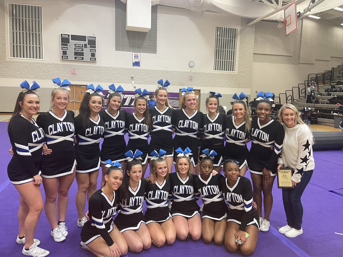 Congratulations to Coach Morrison and the CHS cheerleading squad for finishing 3rd at the conference cheerleading competition this week! Also, Coach Morrison won conference coach of the year! Congratulations! #CometsALLin #CometsCanCheer