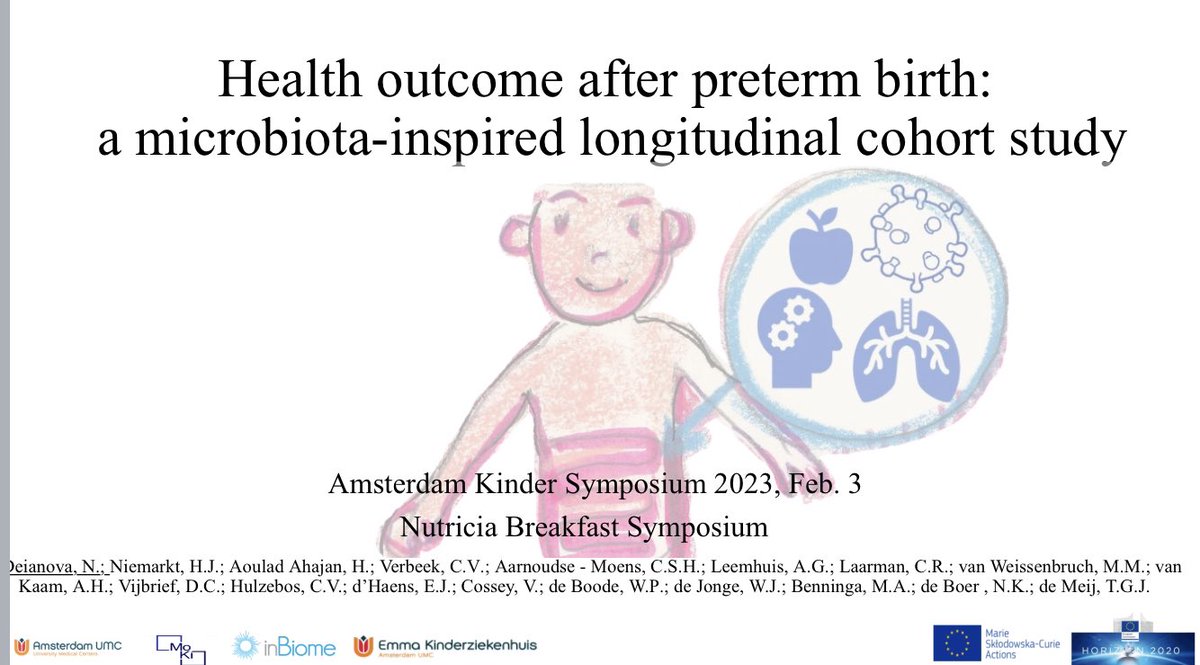 GrowthITN's tweet photo. Very pleased to present our results on microbiota-influencing factors after preterm birth and childhood health outcome at the #Amsterdamkindersymposium https://t.co/JpBdn4iZRB