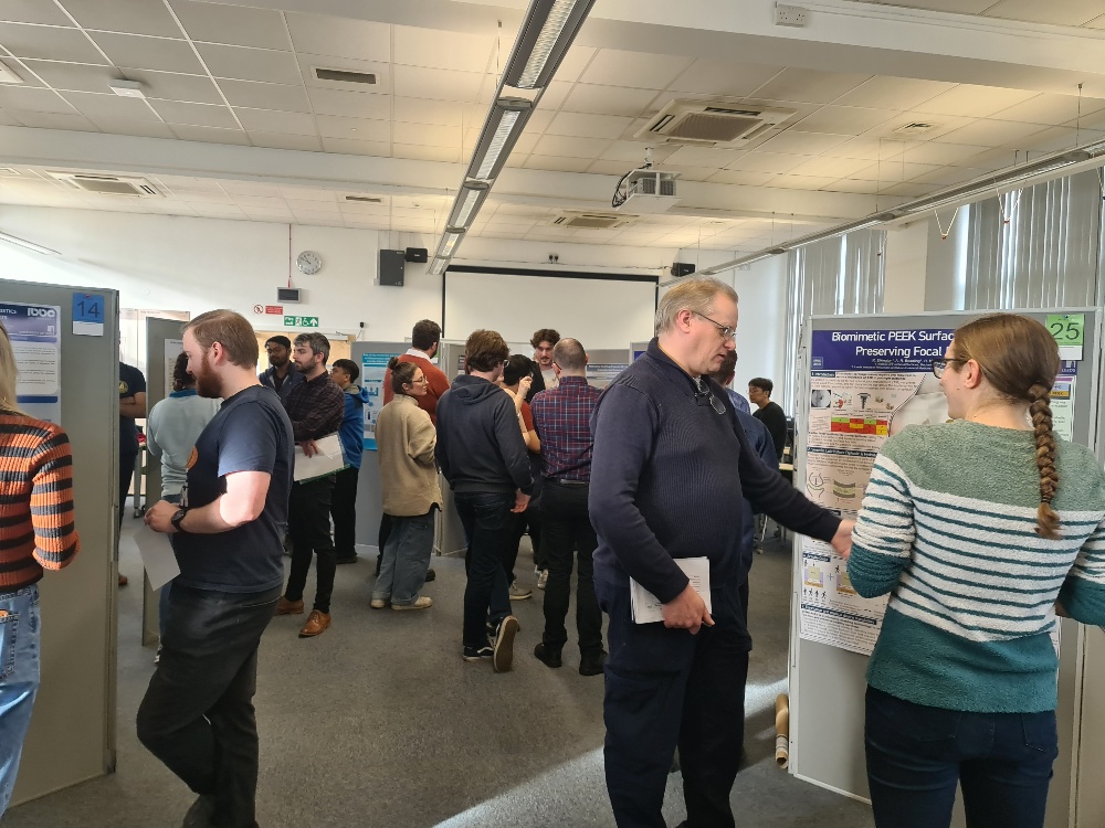 Our postgraduate researchers are busy today showcasing their work at Postgraduate Researcher (PGR) Poster Showcase event !