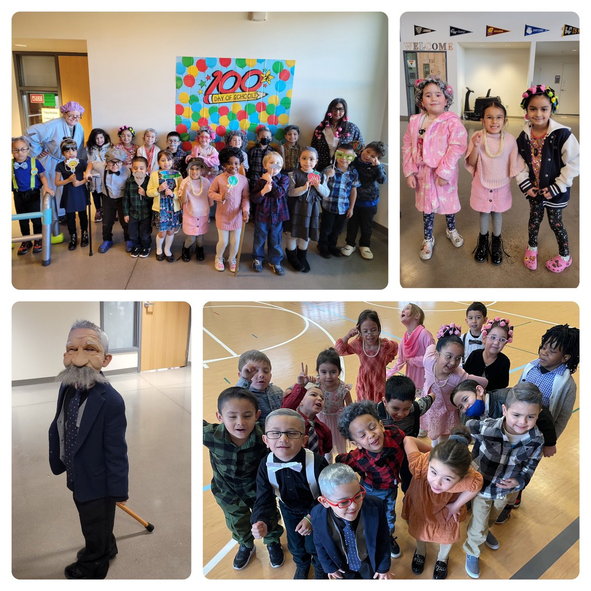 Happy 100th day of school from our Griffin kinders!! #growingeveryday @ABQschools