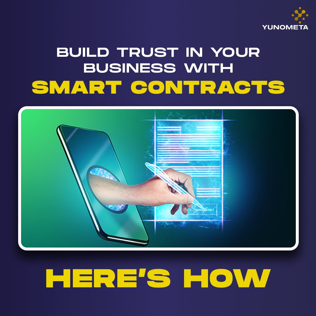 A smart contract is an agreement between two people or entities, except that the contract is in the form of a computer code that is programmed to execute automatically based on certain predefined criteria. Don’t let a lack of trust hamper your business thanks to smart contracts!