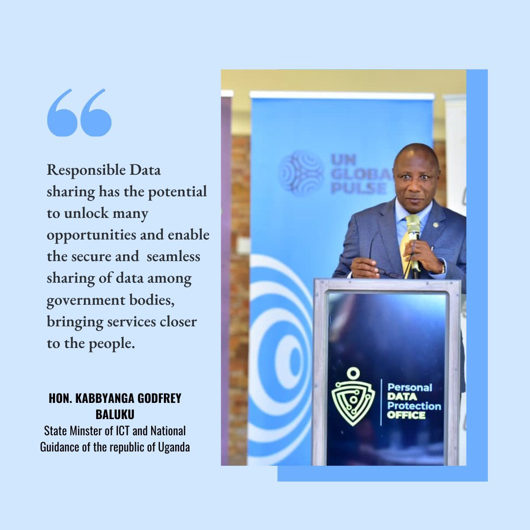 MoICT_Ug's tweet image. Responsible Data sharing has the potential to unlock many opportunities and enable the secure and seamless sharing of data among government bodies, bringing services closer to the people.
@KabbyangaB 

#DigitizeUG
#PersonalDataIsPrivate