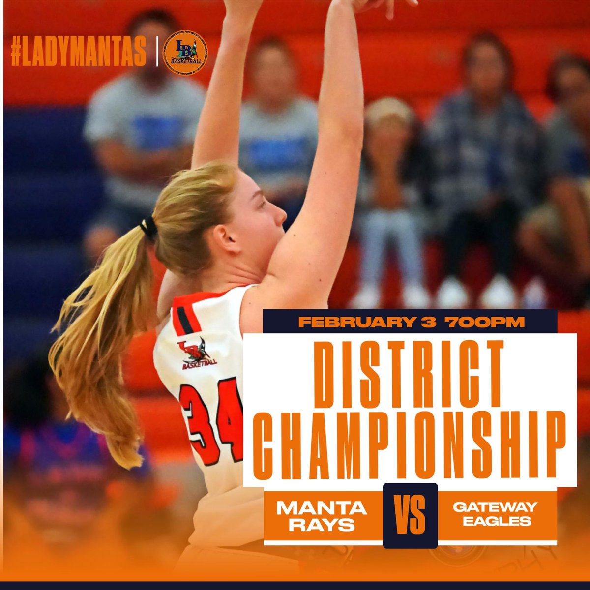 LBHSGBB's tweet image. Hunting for our first title since 2015!!! #ClimbTheMountain #WinFromWithin #LadyMantaHoops