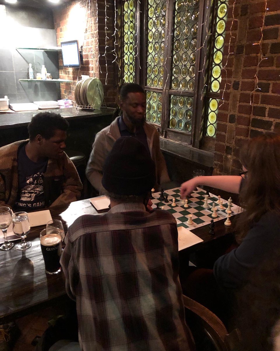 ChessBizkit's tweet image. Last month we had a great turn out for our first #Blitzchess tournament! Can’t wait to do it again tonight! #chesspunks #baltimore #chess