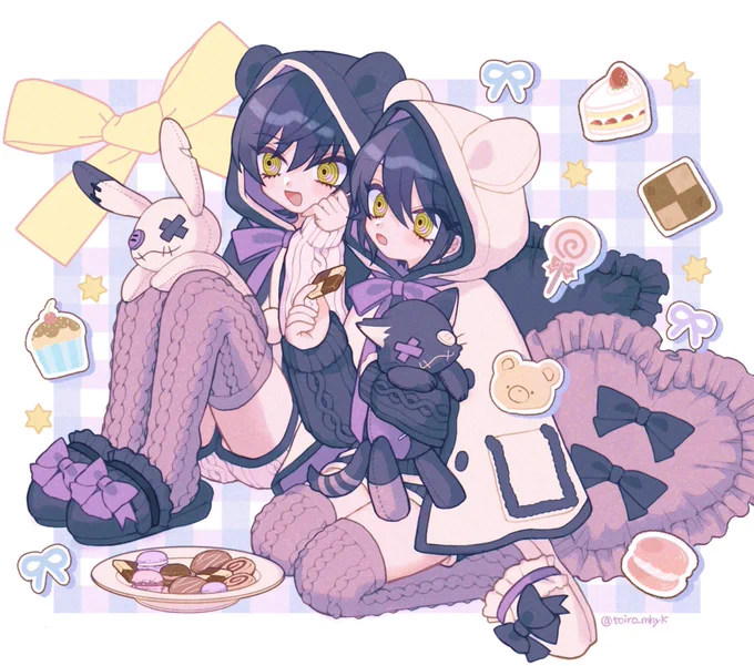 寝間着のふたご #まほやく_FA 