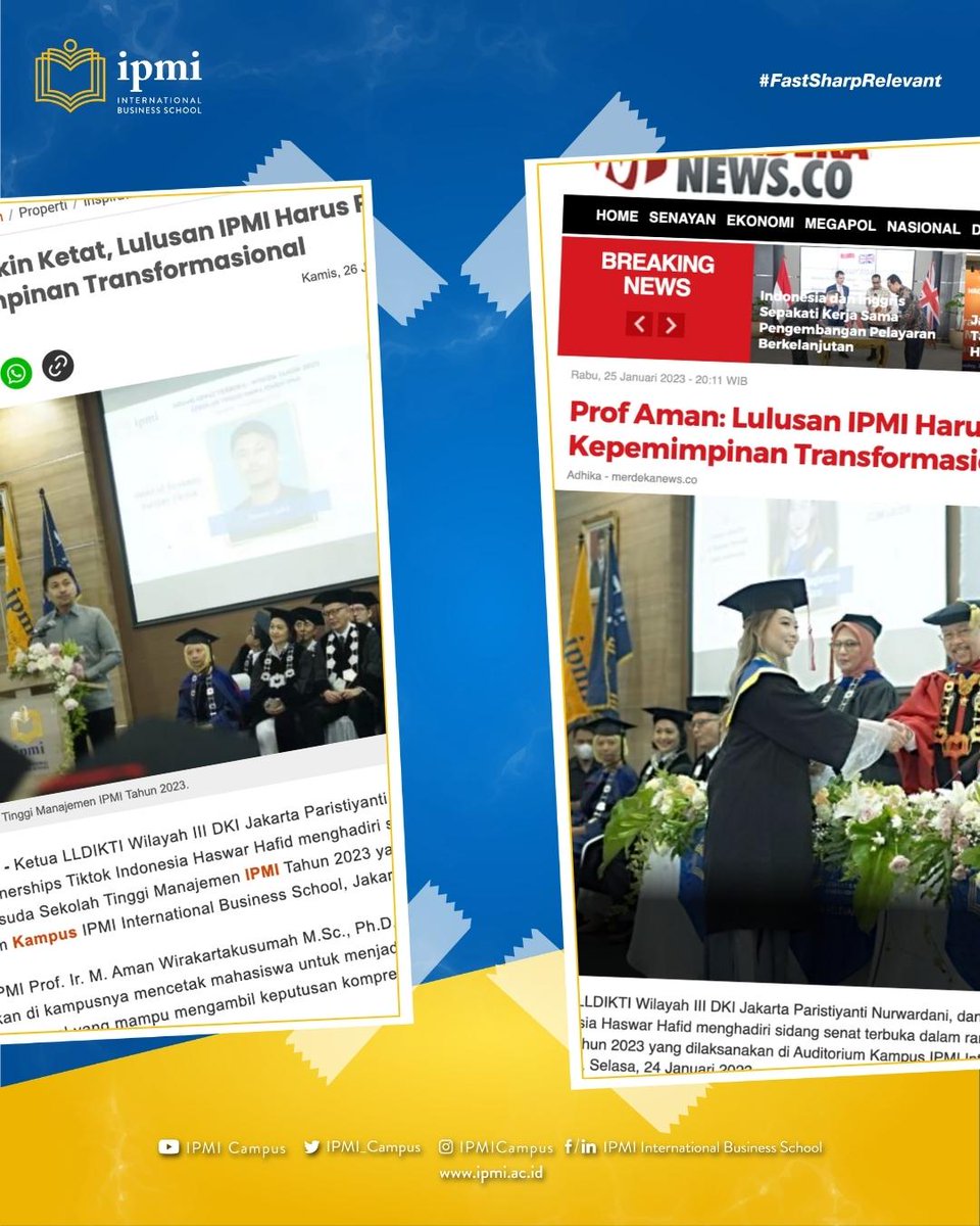 IPMI_Campus's tweet photo. Check out the news coverage of IPMI's 48th Graduation last January 2023.

Head on to https://t.co/jS9CNOH7Sb to read the news!
(Or click the link in bio)
.
#IPMIGraduation 
#GraduationDay 
#FastSharpRelevant https://t.co/BV4HdQTiel