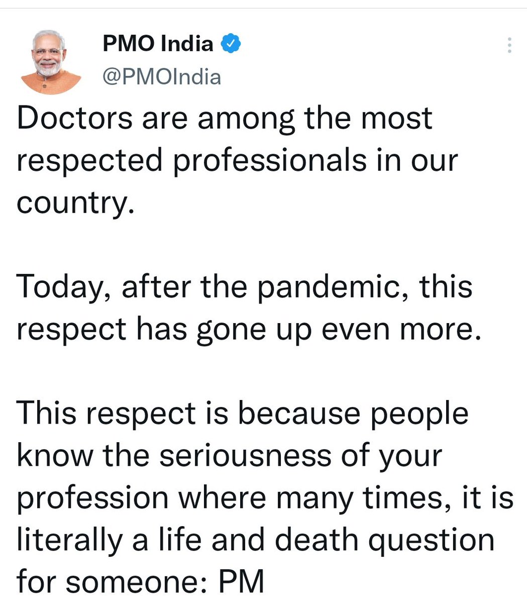 Dr_ManishJangra's tweet photo. Respected @PMOIndia Kindly listen to genuine demands of #CoronaWarriors!

@mansukhmandviya @DrMohanBhagwat @narendramodi @AmitShah @rajnathsingh @nitin_gadkari @ANI 

#ResignMansukhMandaviya 

#WeWantBackDrHarshwardhan 

#PostponeNEETPG2023 

#विषकाल #MedTwitter #NEETPG2023 https://t.co/1BqVMEW1ZP