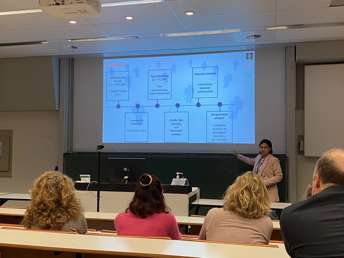 Eline Smit (@smit_eline) on Twitter photo .@sdubey03 summarizing the hard work that she put into her 1st #PhD study to identify “green” communities on Twitter <a href="/Etmaal2023/">Etmaal 2023</a> in such a natural & entertaining way! 🤩#proudsupervisor .@sdubey03 summarizing the hard work that she put into her 1st #PhD study to identify “green” communities on Twitter <a href="/Etmaal2023/">Etmaal 2023</a> in such a natural & entertaining way! 🤩#proudsupervisor