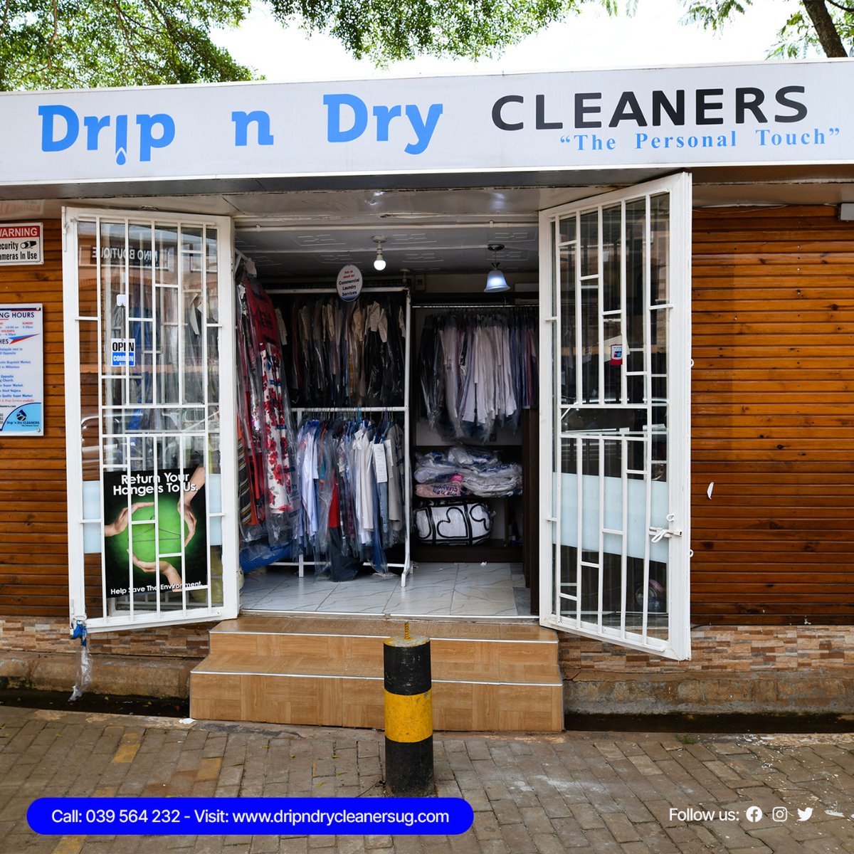 DrycleanersN's tweet photo. Visit a location near you today. Find us in; Bugolobi, Kisementi, Muyenga, Naalya, Kabalagala &amp; at Airways House. 
We are right around the corner!

Contact us: 0392 564 232
Visit: https://t.co/cMOYfbekBq 
#dripndry #laundry #drycleaning #laundryservices https://t.co/vk2sg1EWtM