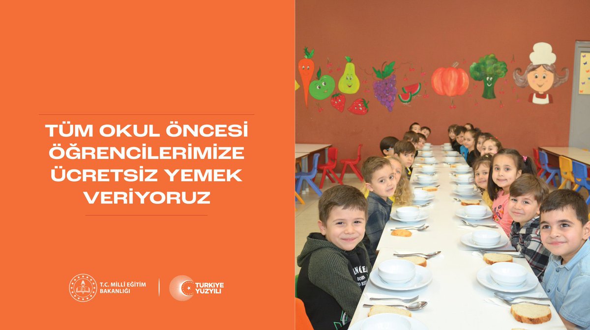 📣 Tüm okul öncesi öğrencilerimize ücretsiz yemek veriyoruz.

<a href="/tcmeb/">Millî Eğitim Bakanlığı</a> <a href="/kocakysr/">Yaşar Koçak</a>