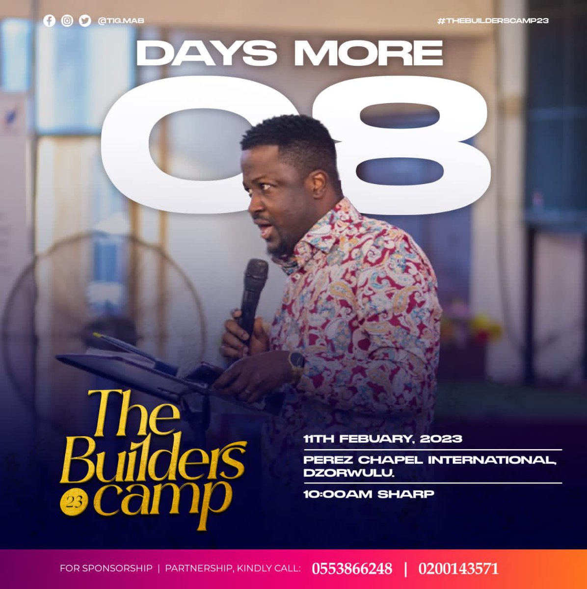 tig_mab's tweet photo. 8 days to have an experience with God‼️ An encounter many are looking forward to🫡 You can’t miss out🥳🥳🥳 https://t.co/xqkcConHqe