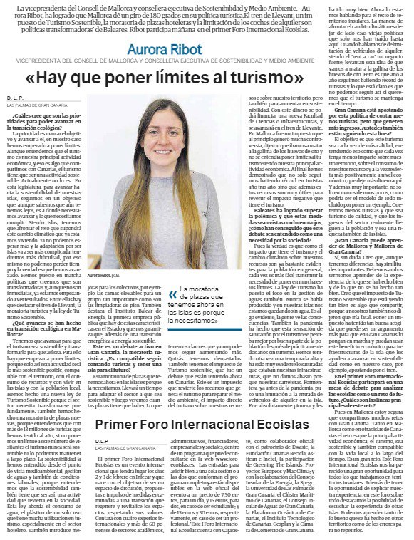 laurafuentesveg's tweet photo. En Baleares nos llevan la delantera poniendo límites al turismo: 

Ecotasa
Moratoria de camas turísticas 
Limitación de coches de alquiler 
Limitación de compra de vivienda por no residentes

Ese es el camino, cuidar a nuestra gente y nuestra tierra. 💚 https://t.co/rvX5A9ZXBj