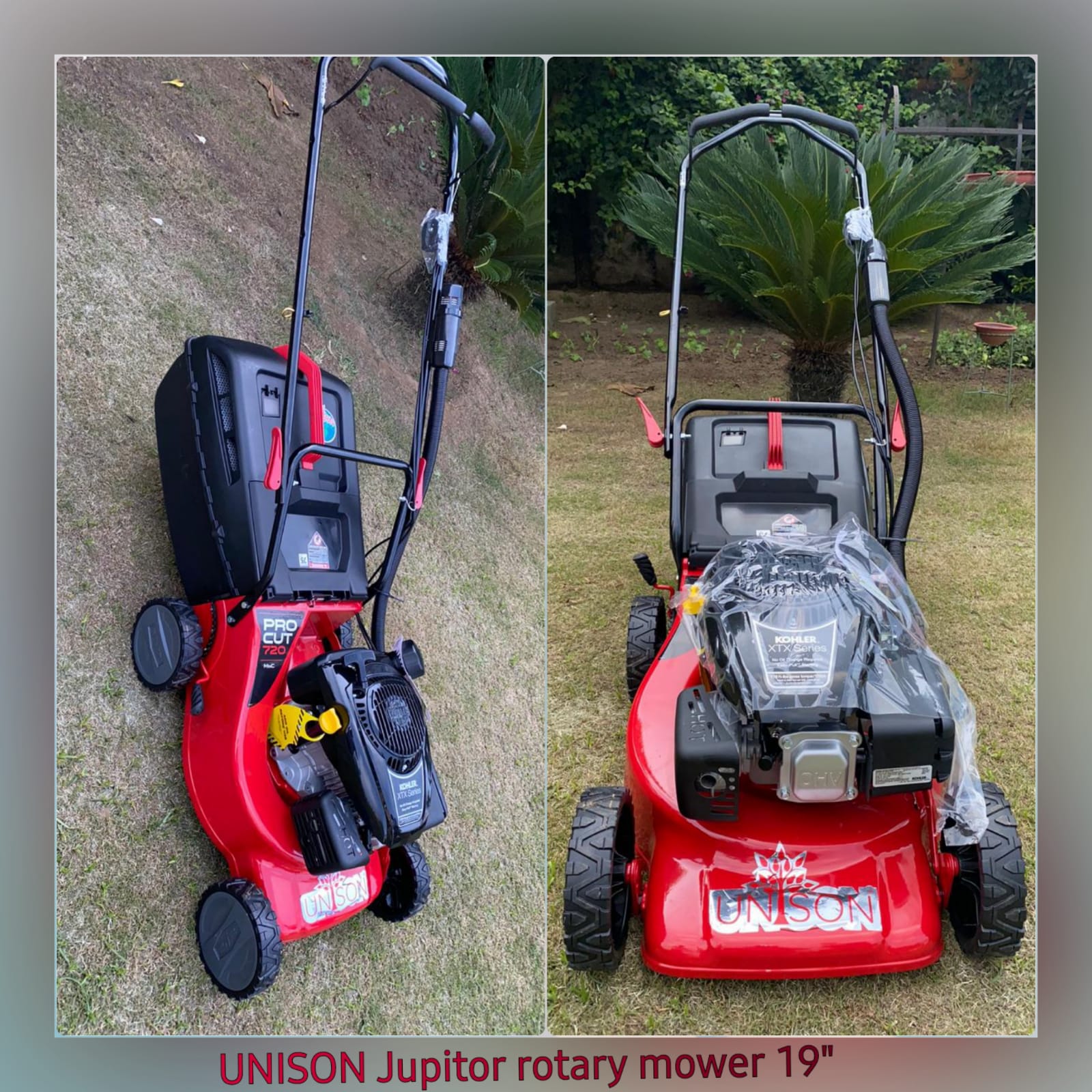 Unison 12 inch mild steel frame wheel type push mower deals