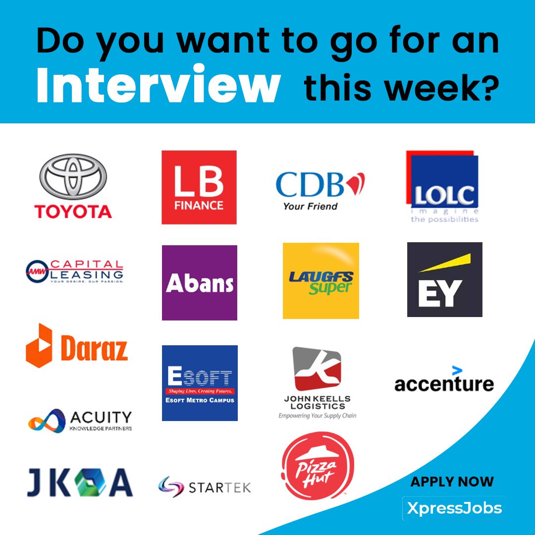 xpress_jobs's tweet photo. Apply:https://t.co/OngIyBTwt9
.
.
.
#XpressJobs #jobs #Vacancy #recruitment #apply #newjob #assistantsalesmanager #customercareexecutive #schoolleavers #marketing #executives #accountant #softwareengineer #hiring #applynow https://t.co/UO2nK2zY6p