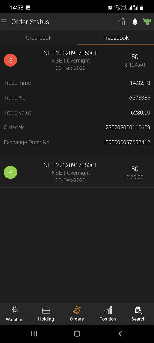 VaneeAshish's tweet photo. #Nifty 17850CE exited @ 124.80
Invested amt 3750/- became 6230/-
Net profit : 2480
Net profit % : 66% 🙏 https://t.co/EAyQ9GQmZx