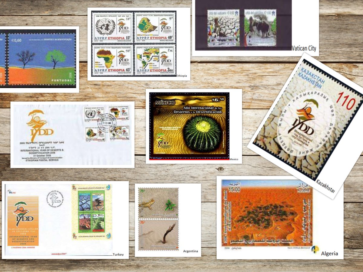 #FlashbackFriday: Did you know that UNCCD history has been recorded in commemorative #stamps? Our 30th anniversary is next year, so stay tuned for more fun facts! ▶️ bit.ly/3FzfBjO 📸 : courtesy of our Library Guru @arapnakova #collectibles #collections #UNited4Land