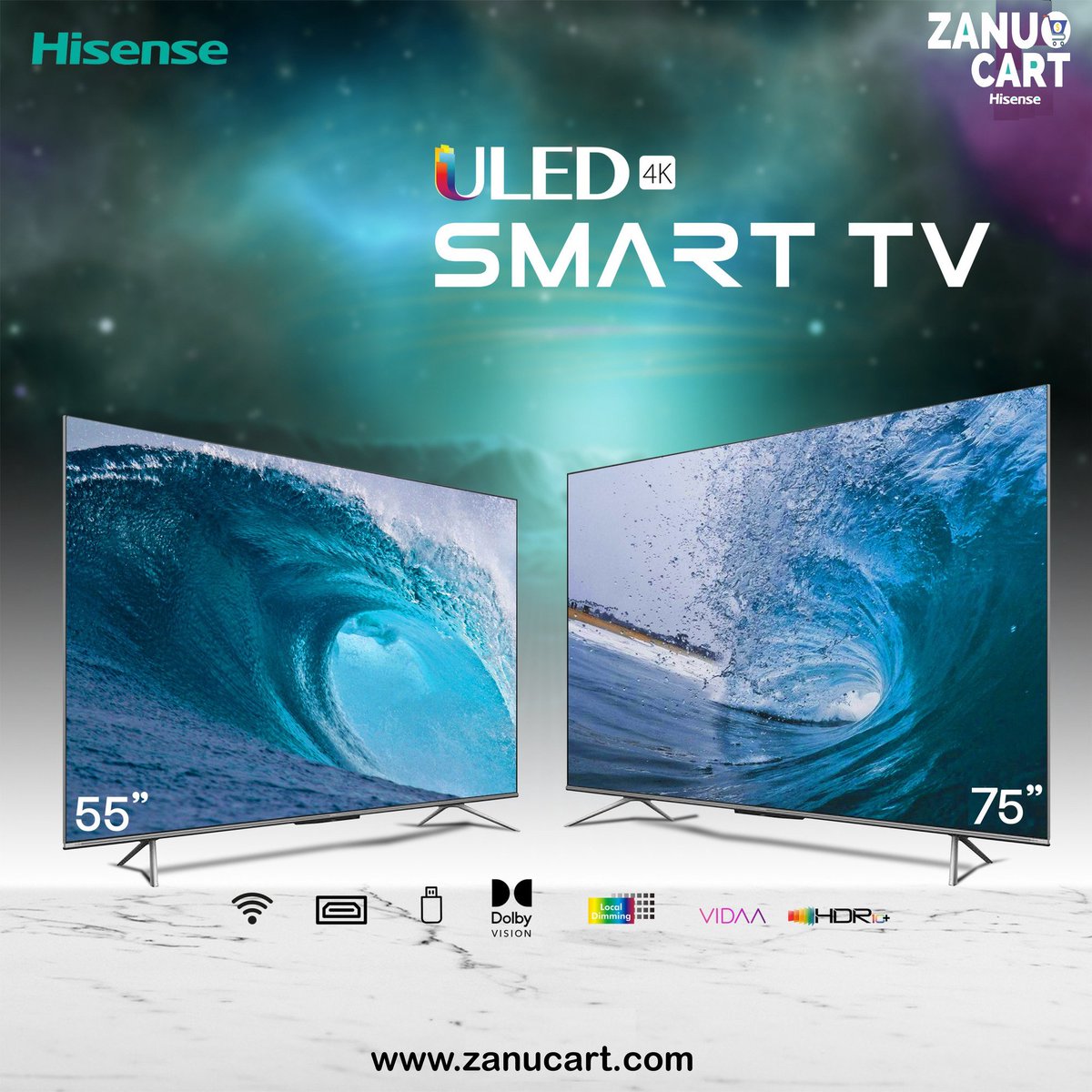 zanucart's tweet photo. ULED Series Simply extraordinary
By harnessing the best of what LCD technology has to offer, along with Mini LED, the ULED unlocks amazing heights of brightness, contrast and accuracy for a truly immersive, big-screen visual experience. #SeeTheIncredible
 Call Us now 0727 622262 https://t.co/7Wc6ncXxZO