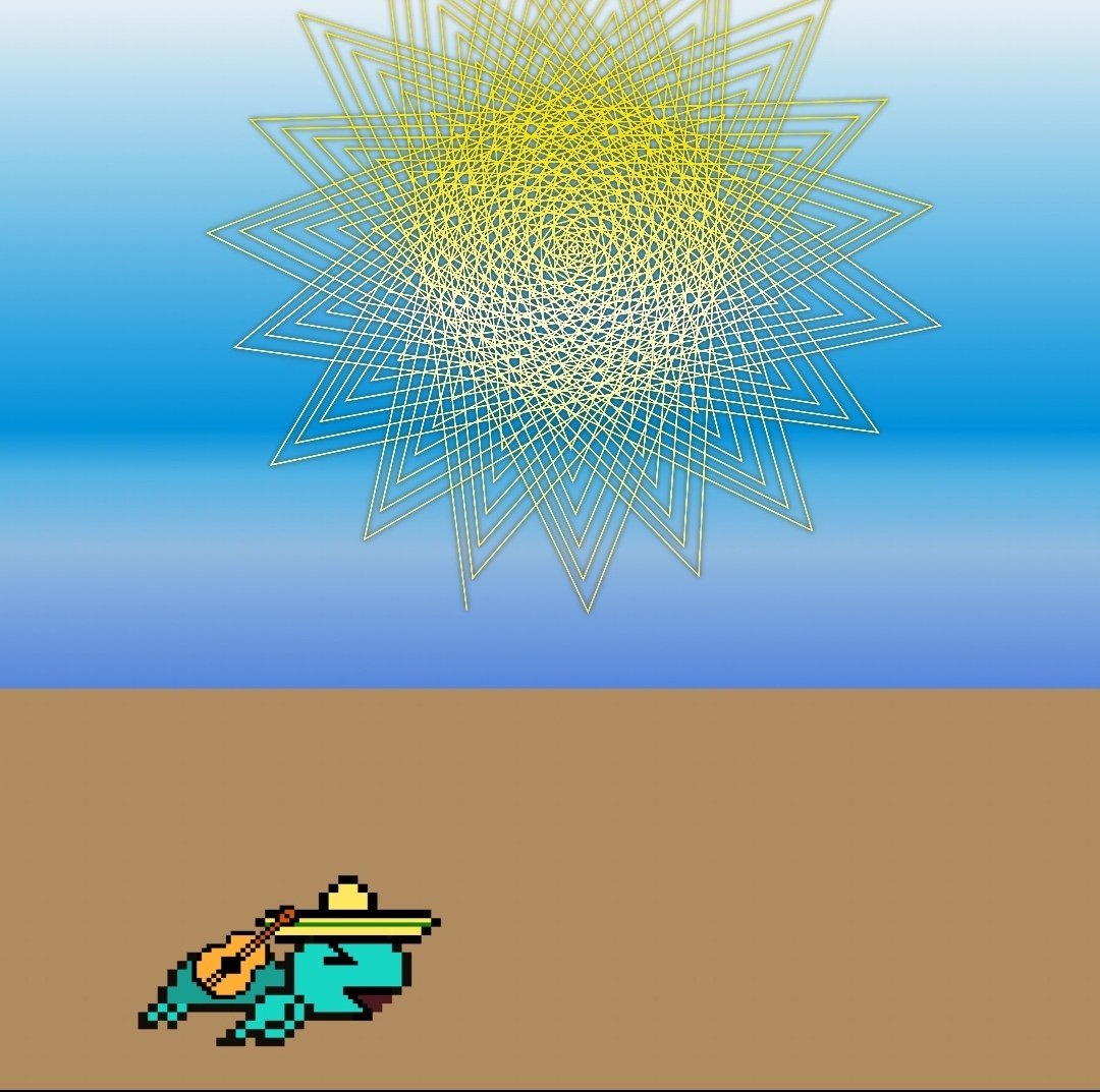 TheRefreshCNFT's tweet photo. The final Refresh Turtle has found its home! Congrats to the wonderful @SaL_Art_CNFT 🥳 This commences the end of #TheRefresh X @OnChainFreeMint collab, thank you to everyone who participated! This was so much fun and is our first release of creating scenes with code! 🐢🔄 #LF5G https://t.co/GDJk7TVYgd